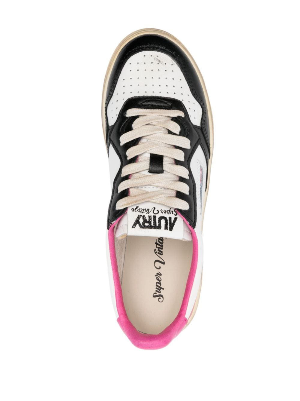 Autry Super Vintage panelled sneakers White