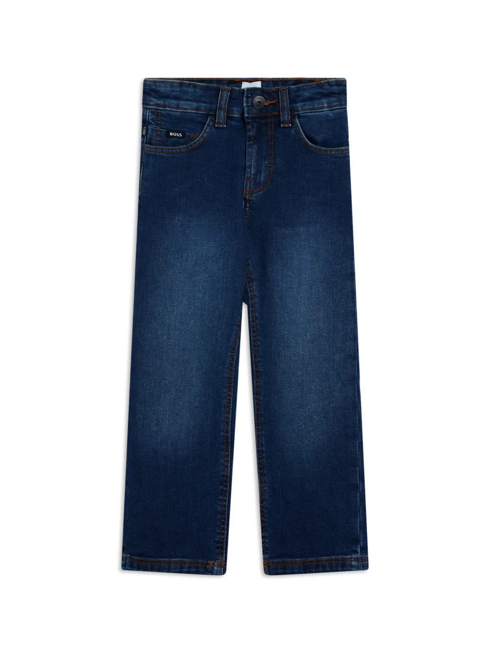 Bosswear Dark-wash Jeans In Blue