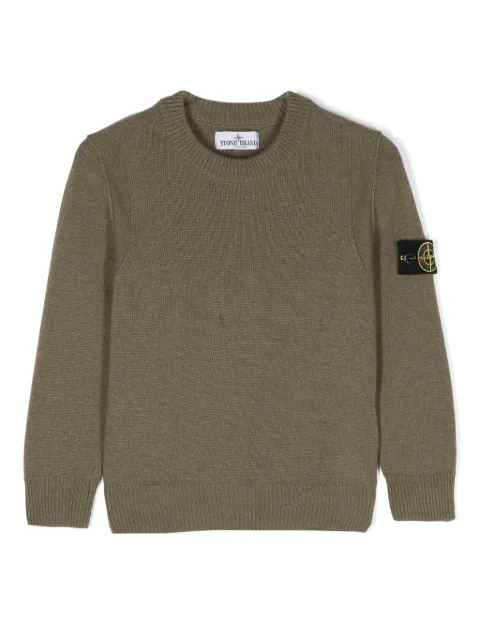 Stone Island Junior Compass badge sweater