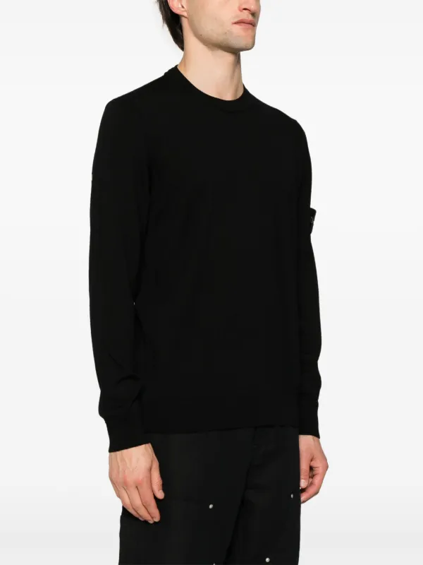 Stone Island コンパスバッジ セーター | ブラック | FARFETCH JP