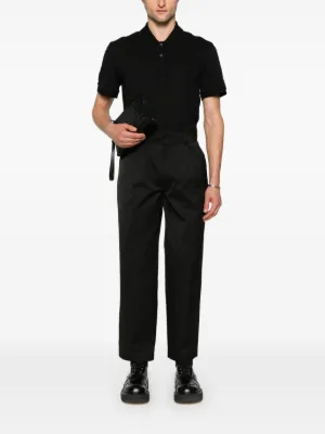 ALEXANDER MCQUEEN ブラックポロシャツ L Alexander McQueen（アレキサンダー・マックイーン）メンズ