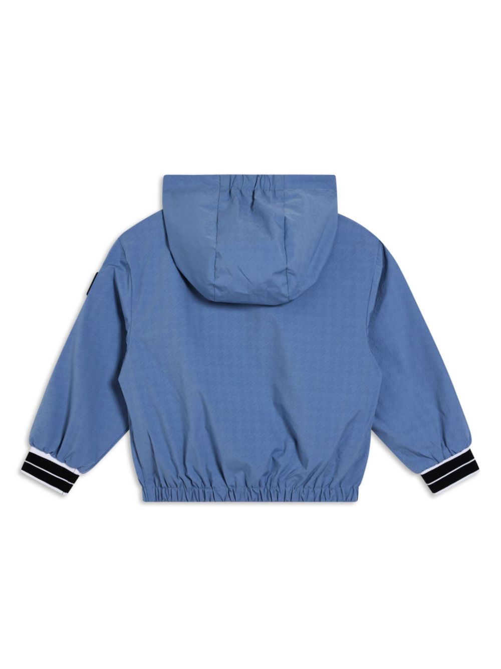 BOSS Kidswear logo-appliqué windbreaker - Blauw