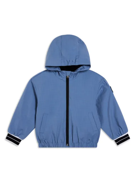 BOSS Kidswear جاكيت واقي بأبليكة شعار الماركة