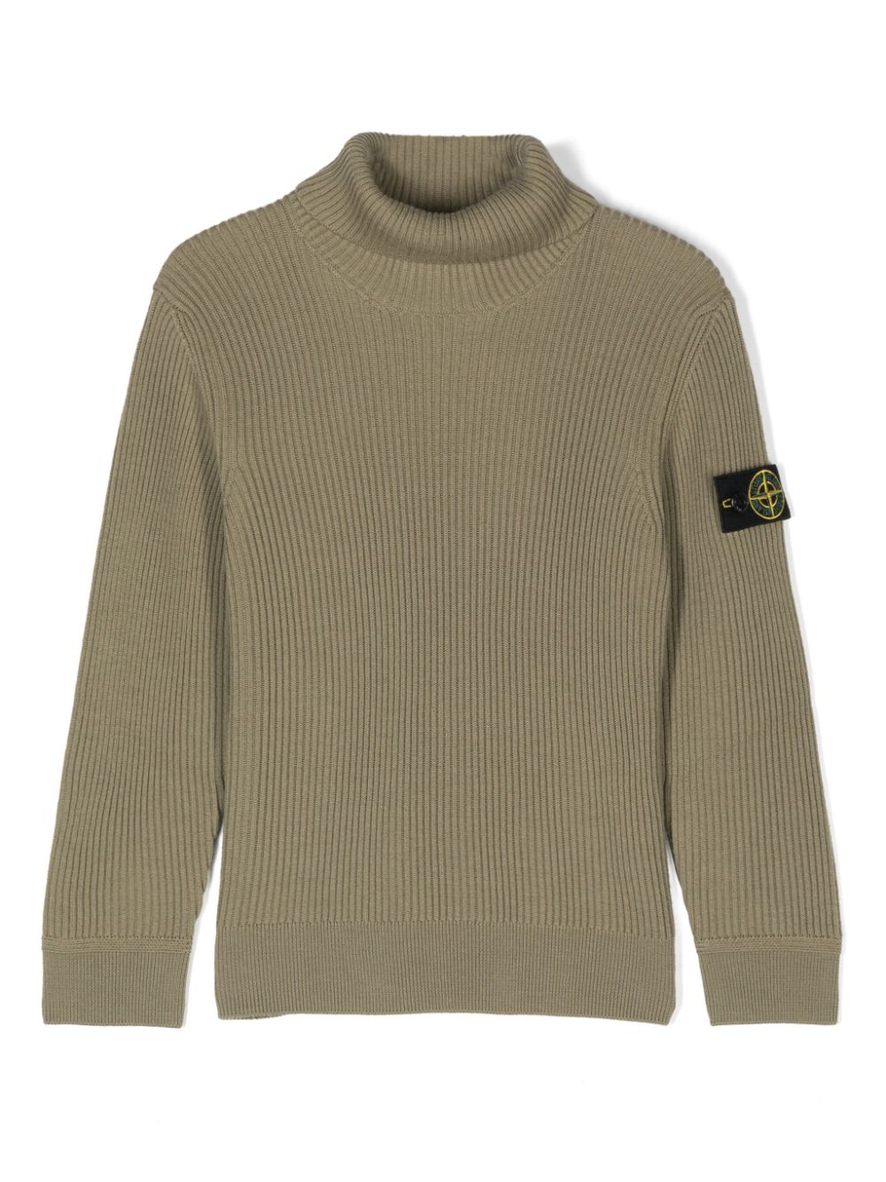 Stone Island Junior Compass-badge sweater - Green