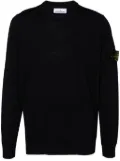 Stone Island Compass-badge fine-knit jumper - Blue