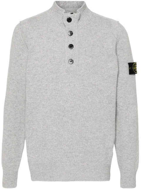 Stone Island suéter con distintivo Compass