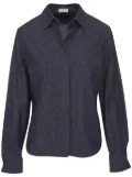 Brunello Cucinelli buttoned long-sleeve shirt - Blue