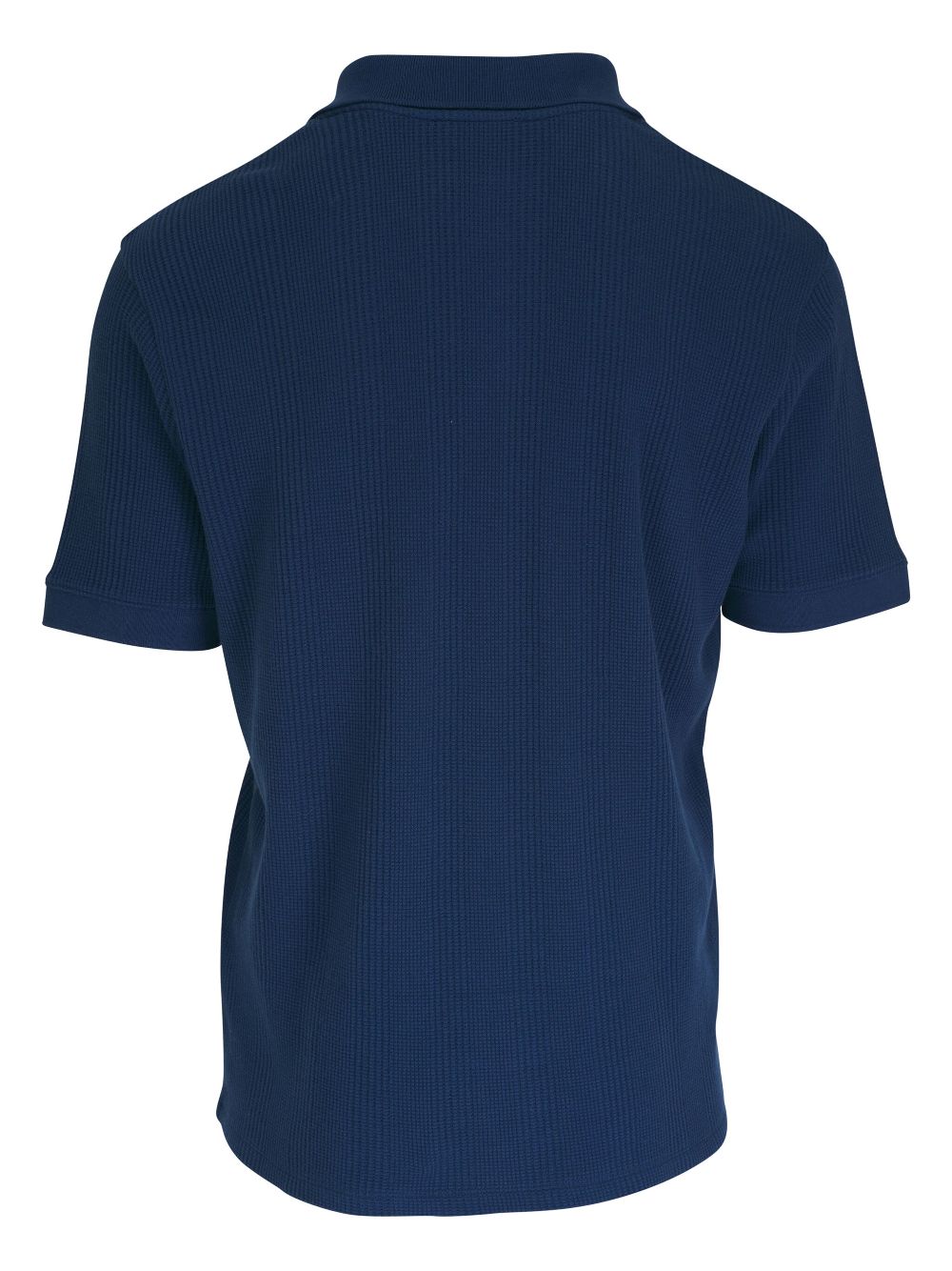 Vince Gebreid poloshirt - Blauw