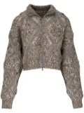 Brunello Cucinelli Argyle cardigan - Neutrals