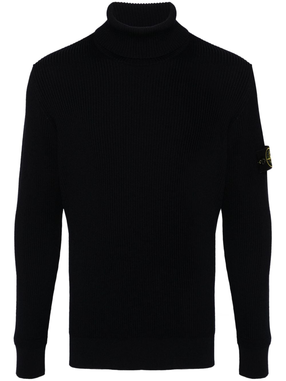 Stone Island Compass-badge wool jumper - Blu