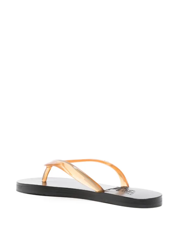 Ancient Greek Sandals Saionara Jelly Flip Flops | Brown