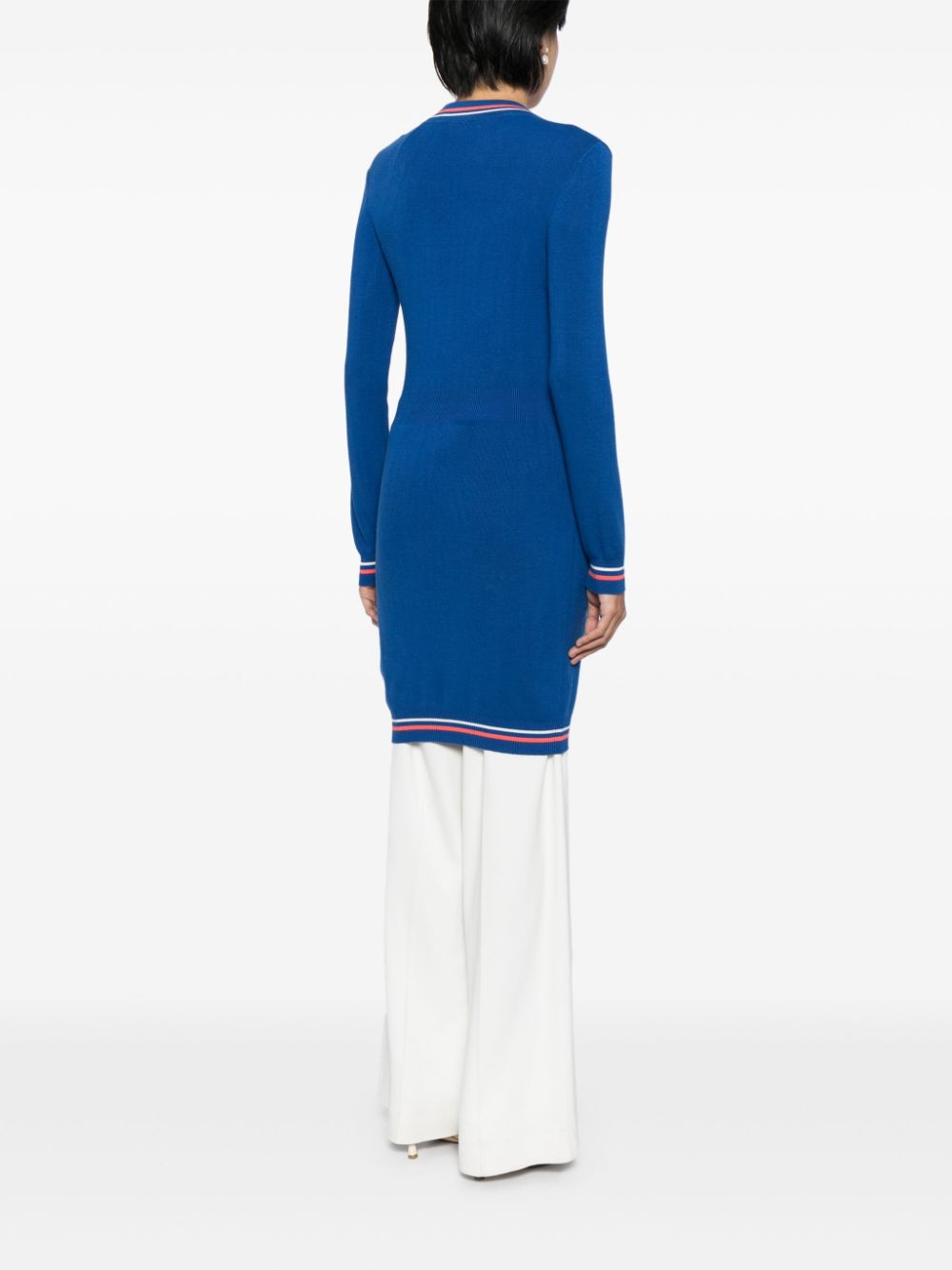 Elisabetta Franchi Vest met contrasterende afwerking Blauw
