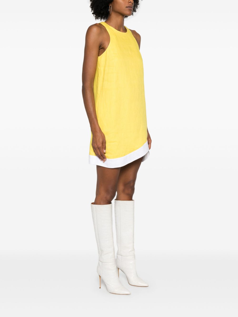 Shop Staud Allori Dress In Yellow