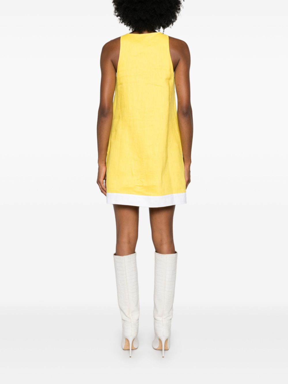 Shop Staud Allori Dress In Yellow