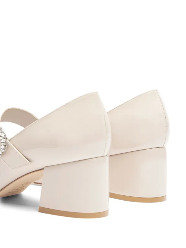 Stuart Weitzman 60mm Sloane Pumps | White | FARFETCH
