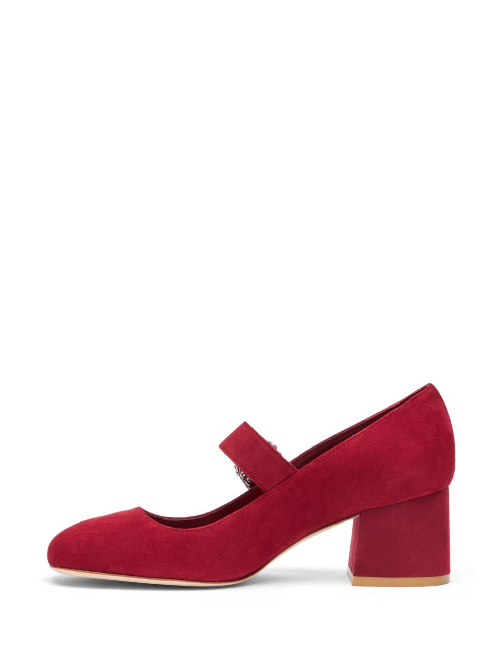 Stuart Weitzman Skyhigh 65 mm suède pumps Rood