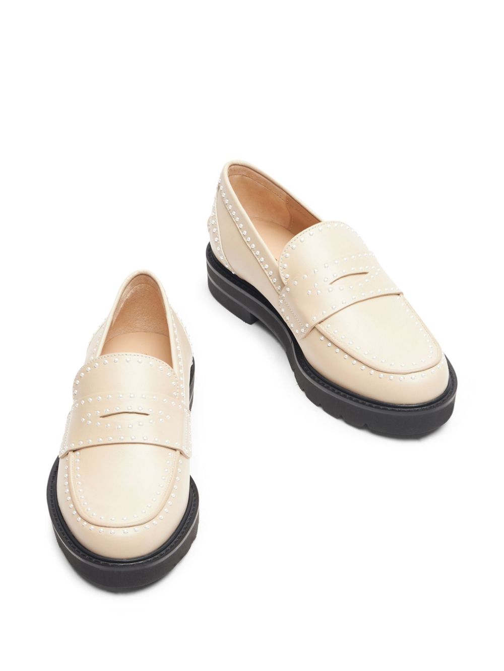 Stuart Weitzman Parker Lift loafers Beige