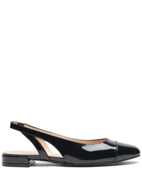 Stuart Weitzman Sleek slingback leather pumps