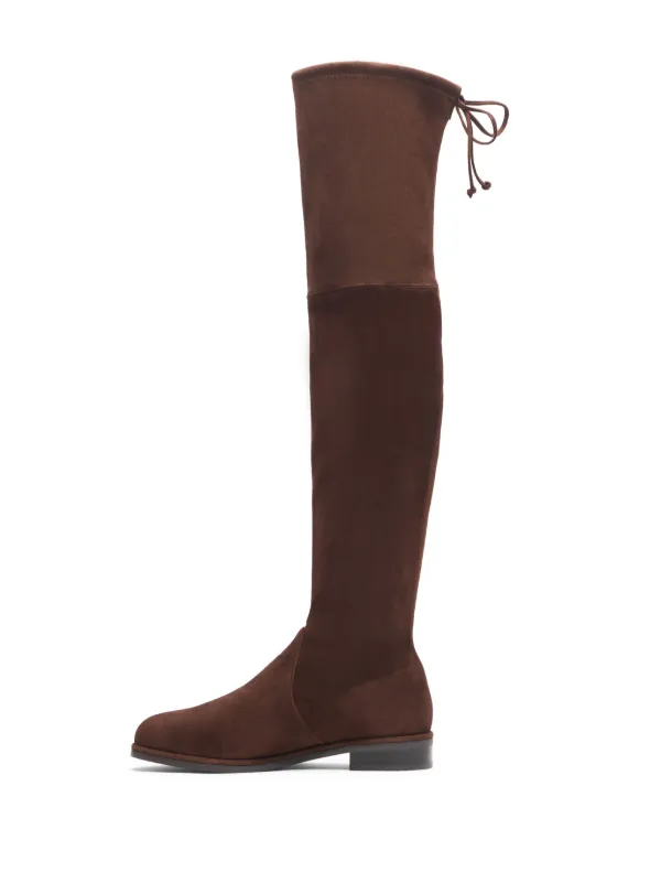 Stuart Weitzman Lowland ニーハイブーツ | ブラウン | FARFETCH JP