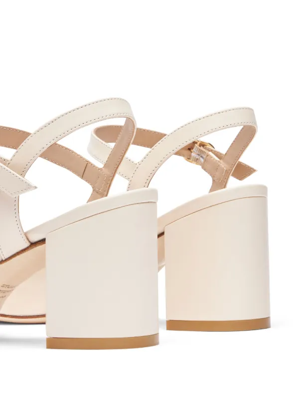 Stuart weitzman サンダル　23cm Stuart Weitzman Dancer 75 Block Heel Sandal in Night Stars