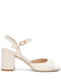 Stuart Weitzman 75mm Tia leather sandals - Neutrals