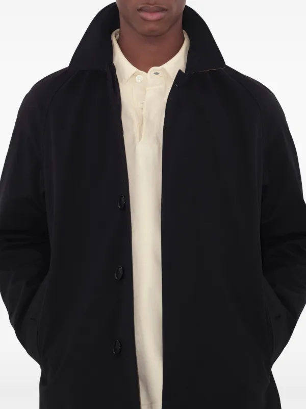 Burberry Camden Heritage Short Coat | Black | FARFETCH