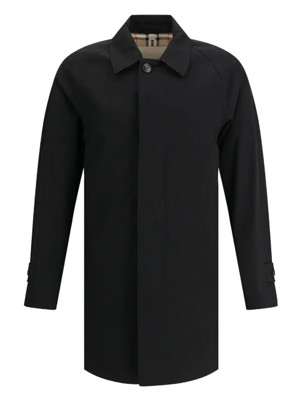 Burberry Camden Heritage Korte Jas | Zwart | FARFETCH NL