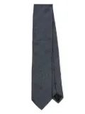 Lanvin herringbone-pattern silk - Blue