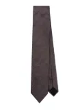 Lanvin herringbone-pattern silk - Red