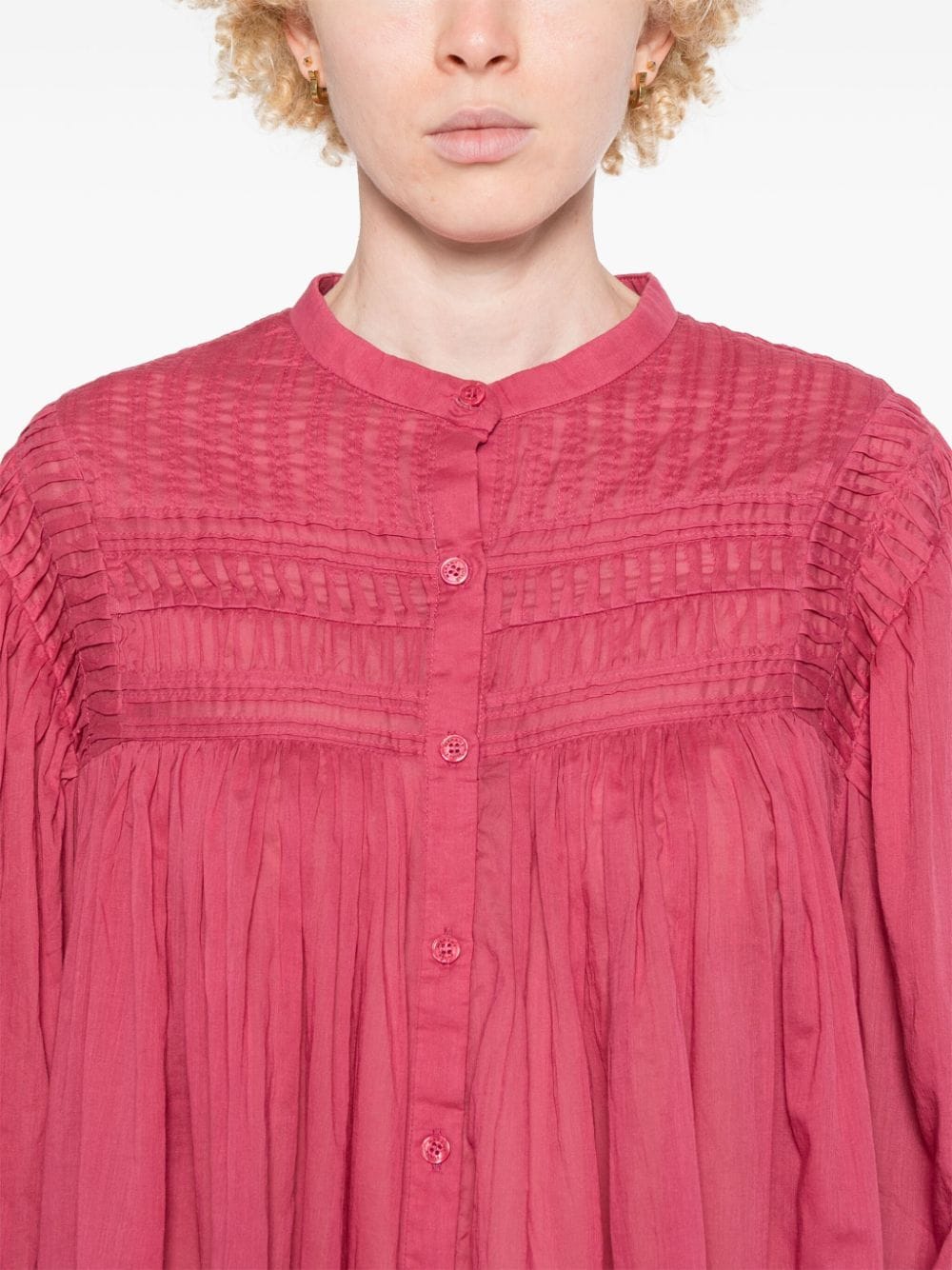 Shop Marant Etoile Plalia Blouse In Pink