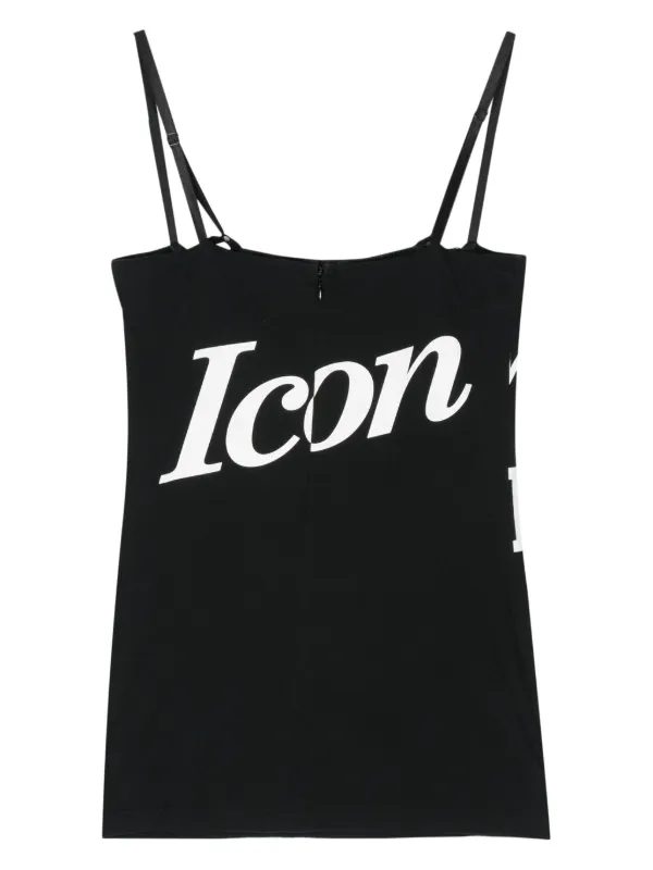 Dolce & Gabbana Pre-Owned 2000s slogan-print Tank Top | Black 
