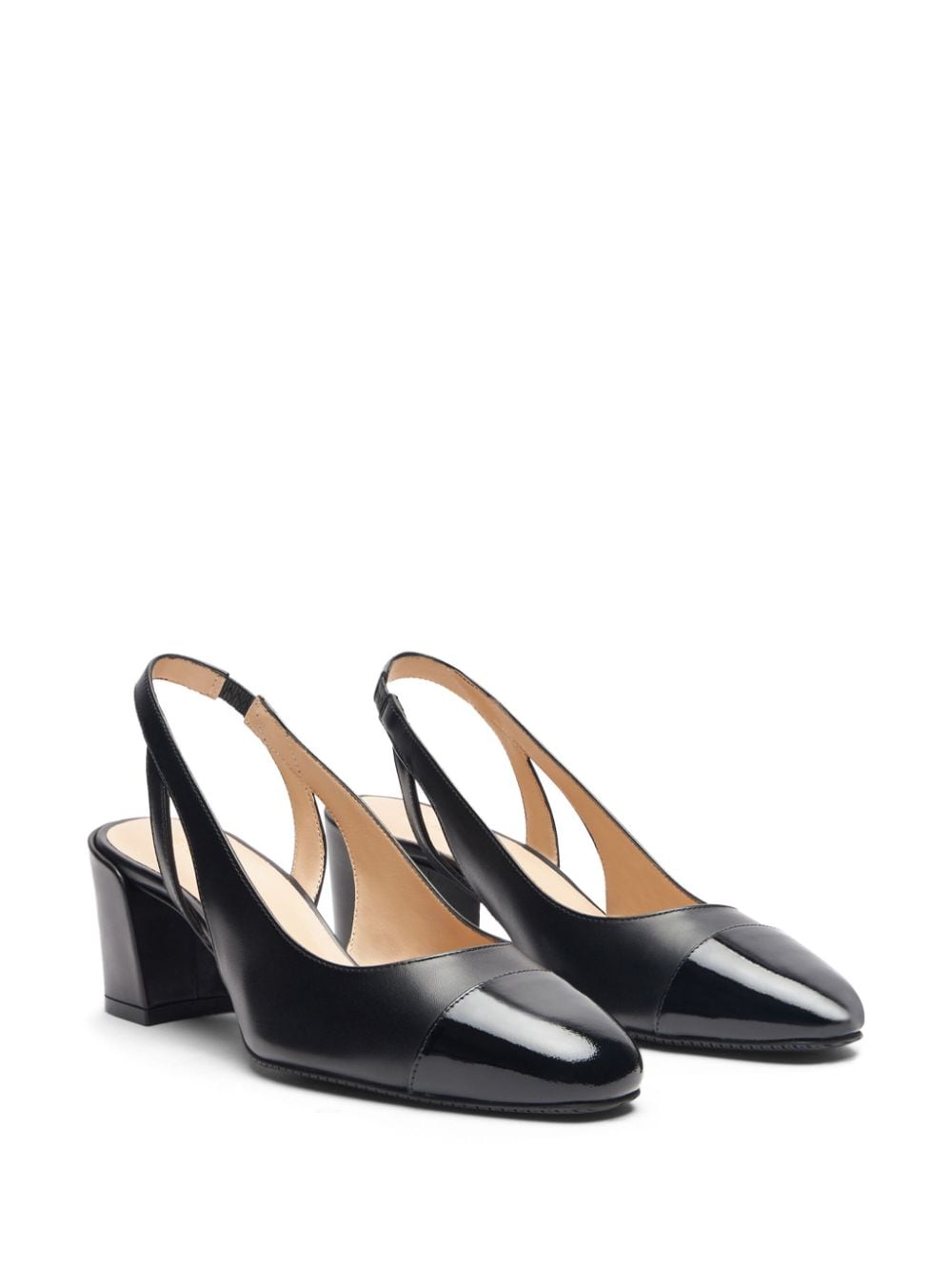 Stuart Weitzman Sleek 50mm leather pumps - Zwart