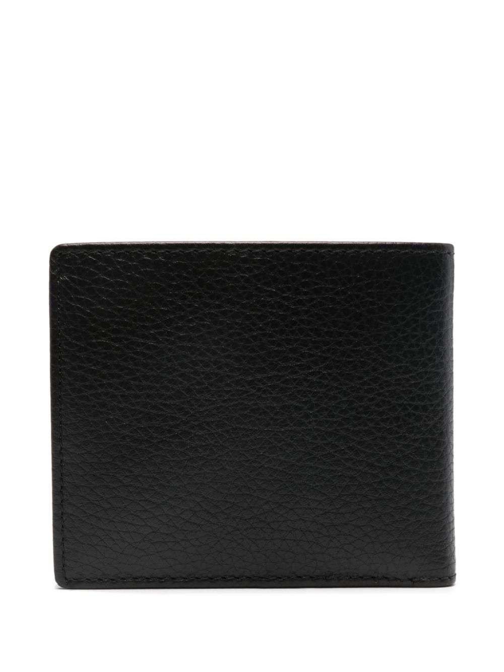 Diesel Oval D-plaque leather wallet - Zwart