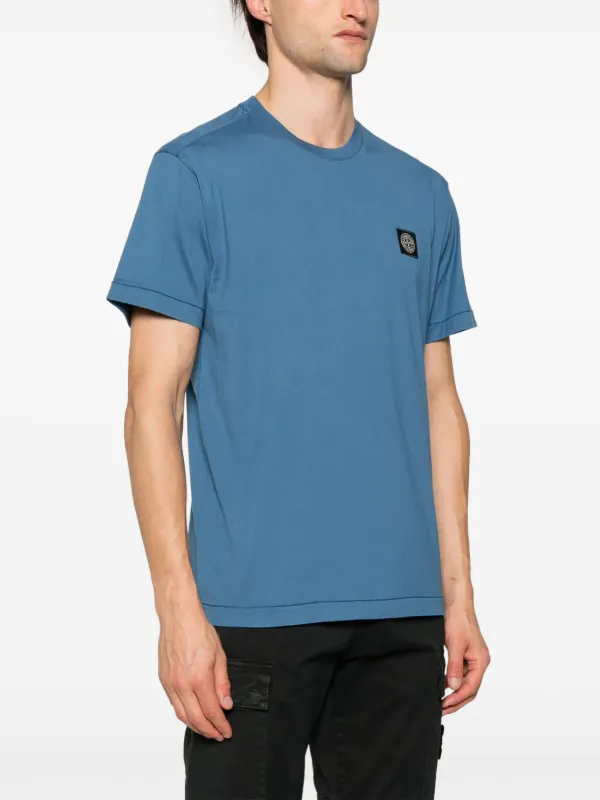 Stone Island コンパスパッチ Tシャツ | ブルー | FARFETCH JP