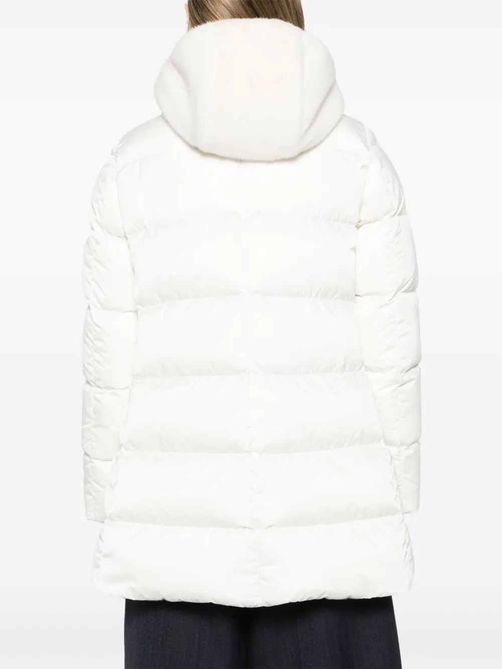 Herno Jacke Im Layering-look In Weiss
