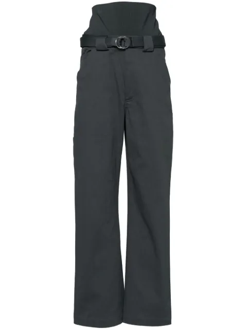Alaïa knit-band cargo trousers