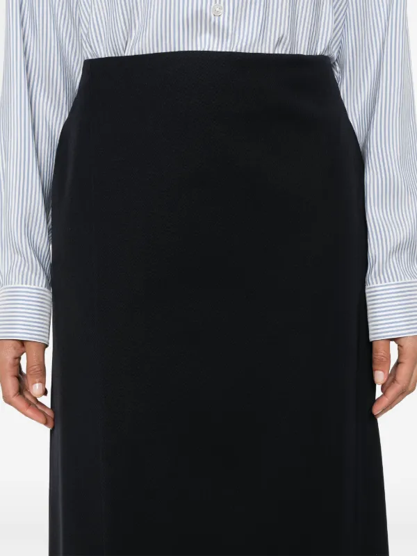 スカート THE ROW KAVI SKIRT THE ROW Kavi wool wrap midi skirt | NET-A-PORTER