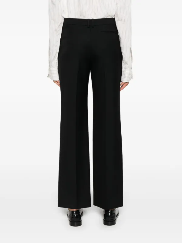THE ROW パンツ アルベルタ バージンウール The Row Albereta パンツ | ブラック | FARFETCH JP