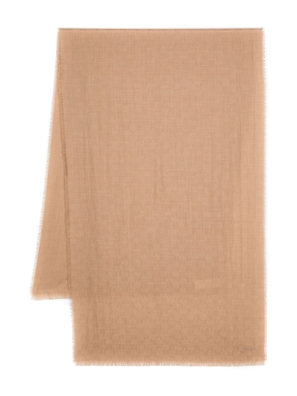 Shop Max Mara Magico Scarf In Brown