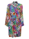 Johnny Was Evelyn silk robe - Purple