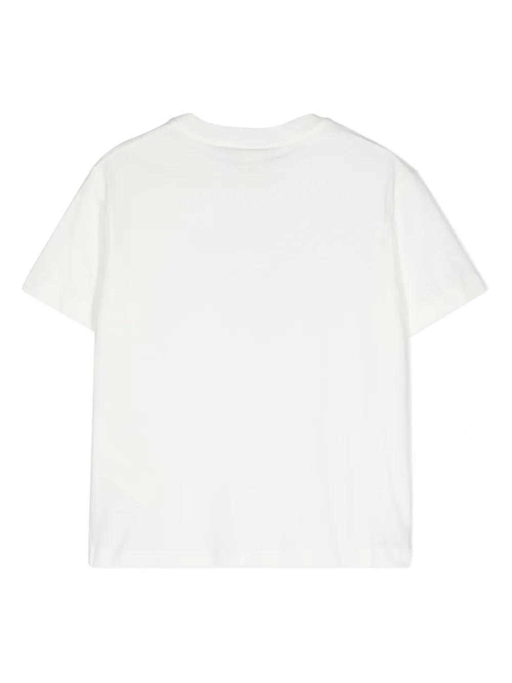 Fendi Kids T-shirt met geborduurd logo Wit