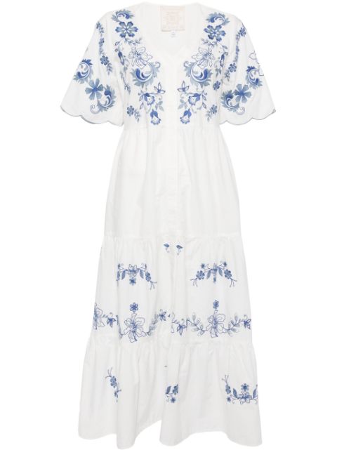 Johnny Was Alegra embroidered dress