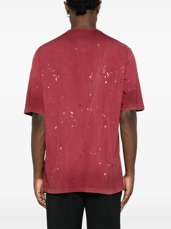 DSQUARED2 ダメージ Tシャツ | レッド | FARFETCH JP