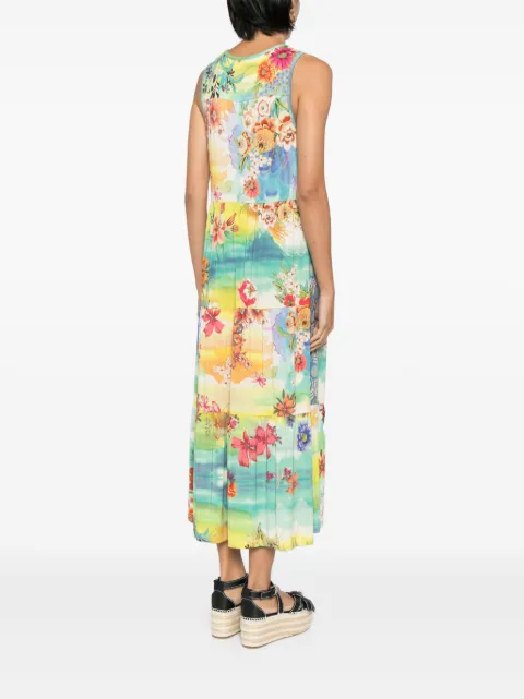 Johnny Was mix-print tiered dress T334234 - 3