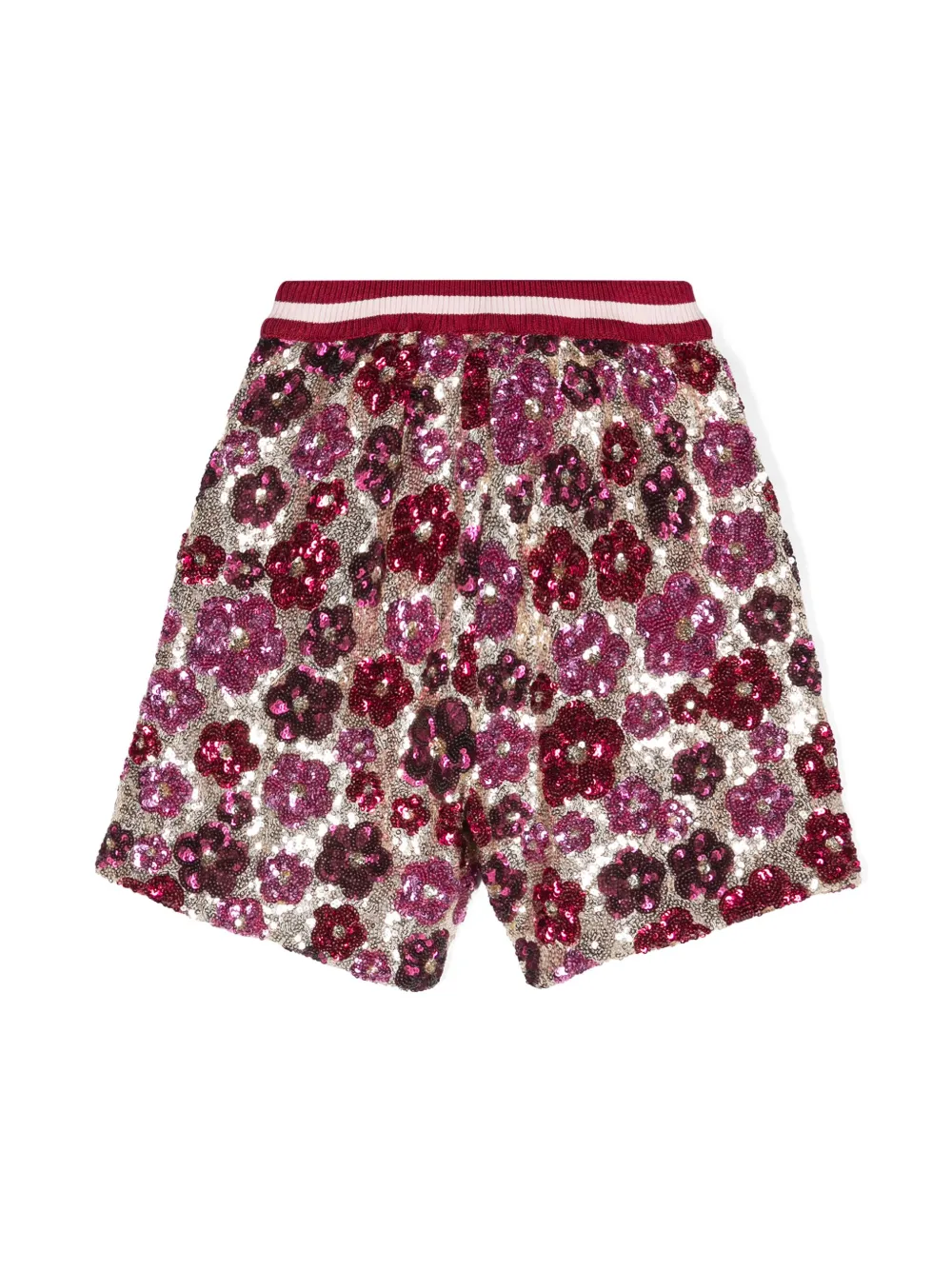 Simonetta Shorts verfraaid met pailletten - Roze