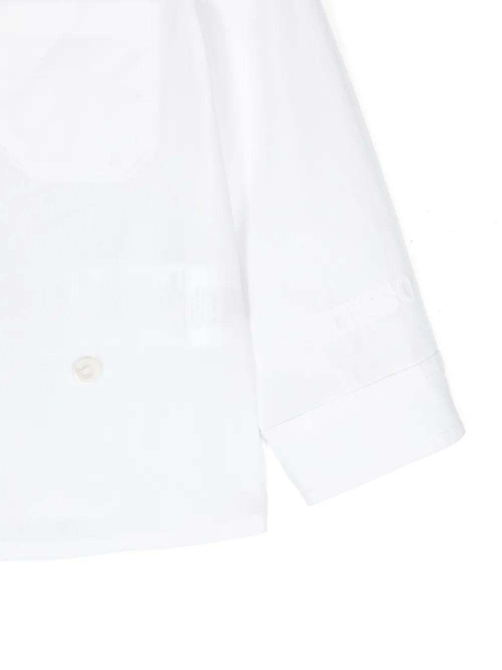 Missoni Kids Broek met geborduurd logo Blauw