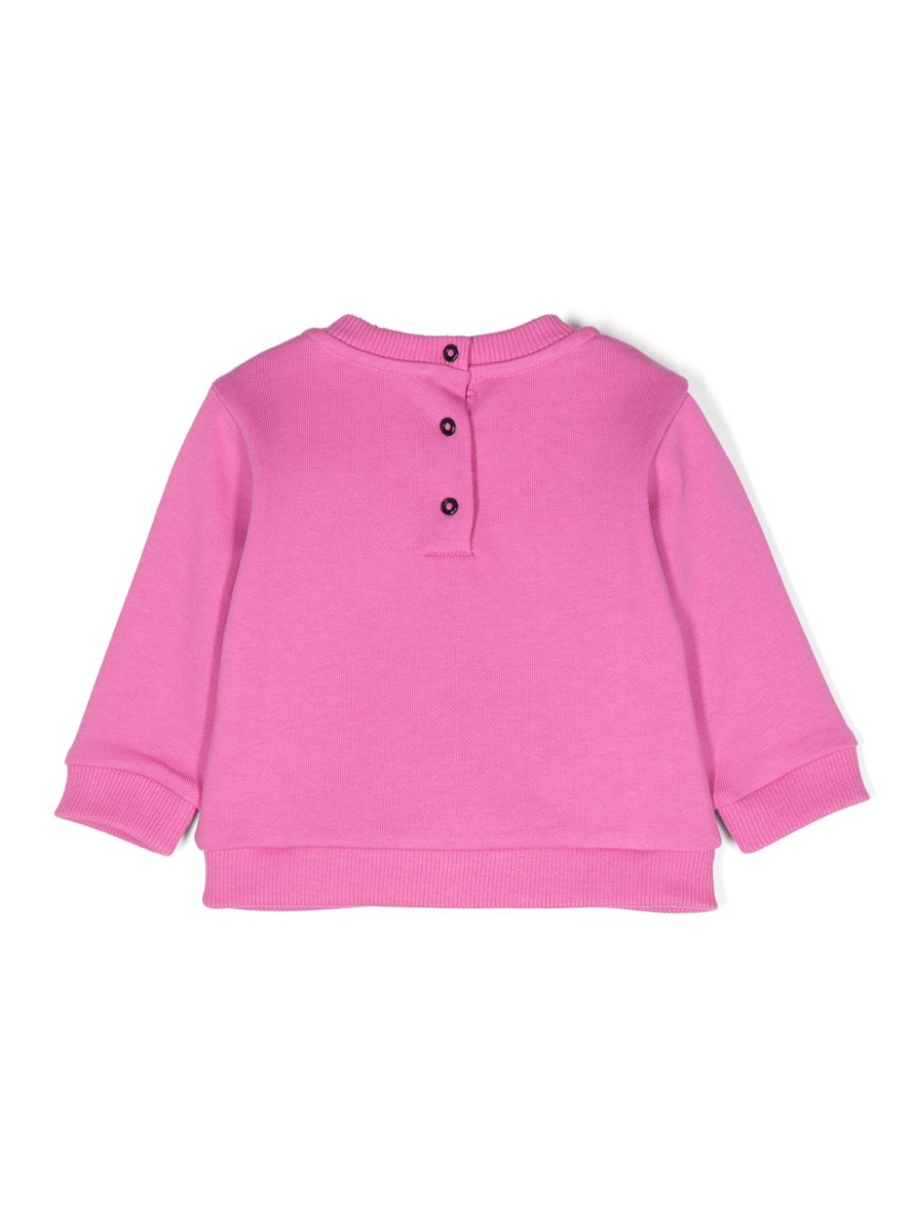 Balmain Kids Sweater met logo-reliëf - Roze