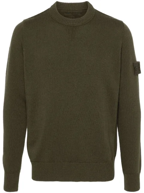 Stone Island Compass-badge wool jumper