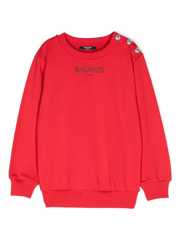 Balmain sweatshirt red deals