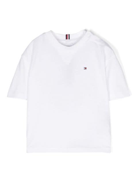 Tommy Hilfiger Junior T-Shirt mit Logo-Stickerei